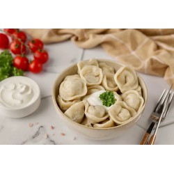 Pork pelmeni (dumplings)