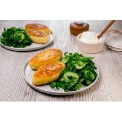 Potato zrazy with meat