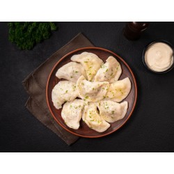 Meat varenyky (dumplings)